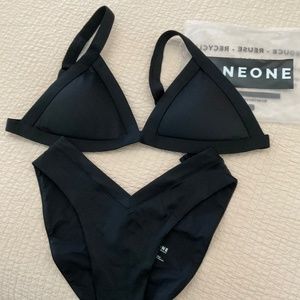 Oneone Midnight Black Bikini - New